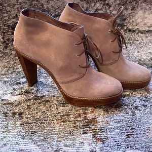 Suede booties